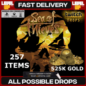 Sea of Theves Twitch Drops 257 Items