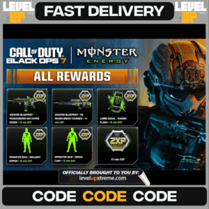 Call Of Duty Black Ops 7!Monster Energy Bundle 6 Codes | PC/PS4/PS5/XBOX