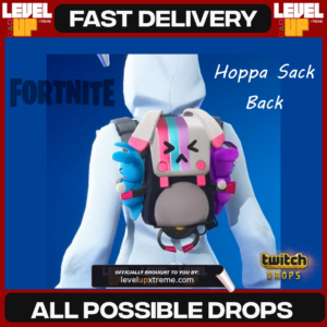 FORTNITE COURAGE Icon Series Hoppa Sack Back Bling Twitch