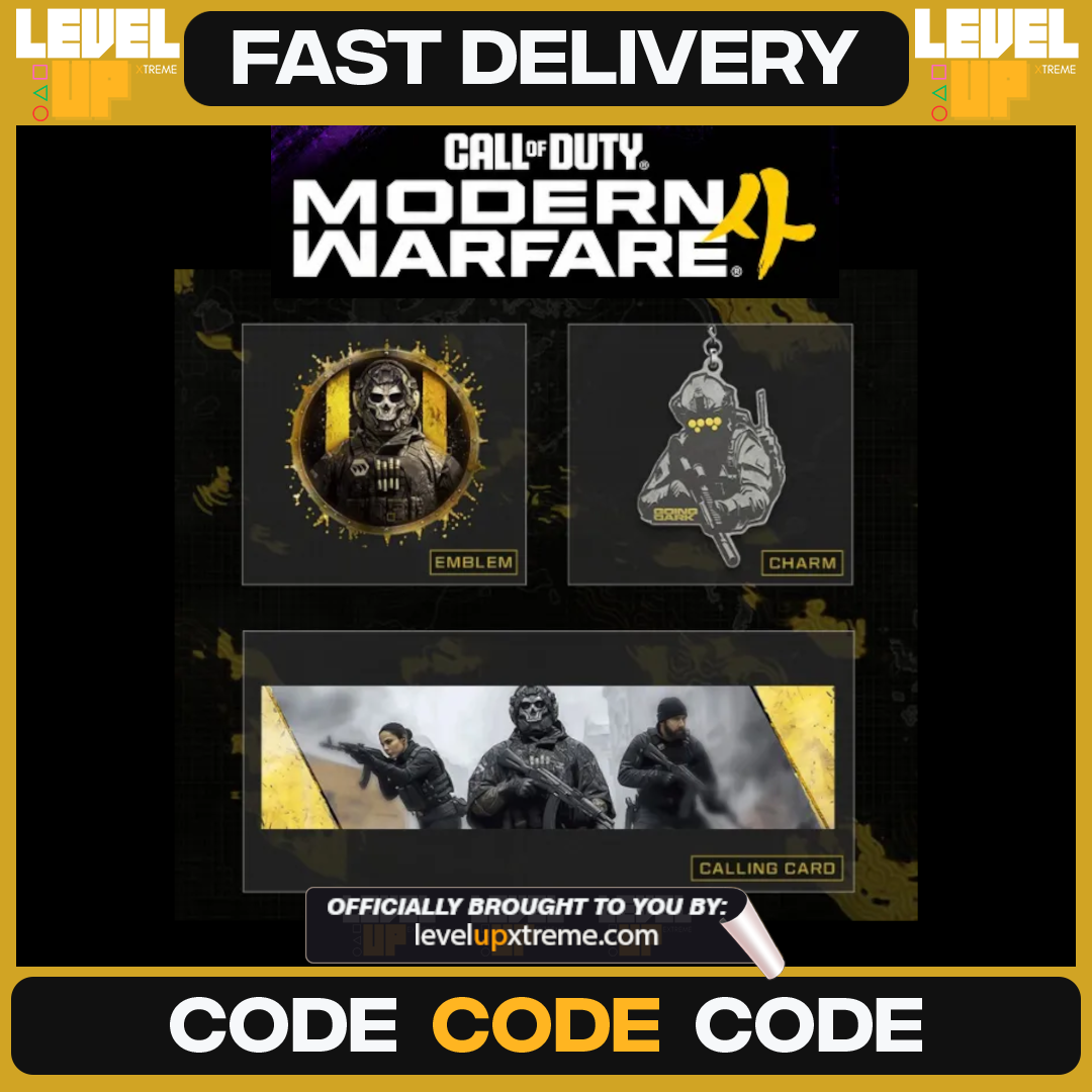 Call of Duty: Modern Warfare 4 Launch Twitch Drop CC - Old Wounds Charm - Going Dark Emblem - Gilded Ghost